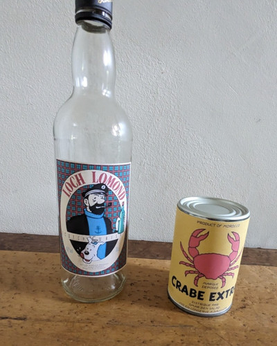 Boîte conserve tintin - boîte, de