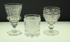 3 verres en cristal de baccarat le creusot