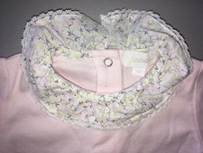 Jacadi Body ML Col Imprimé Liberty Dentelle 3 Mois Très BCBG TBE