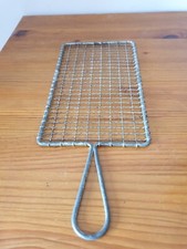 Ancienne grille de cuisson métallique 13x32 cm