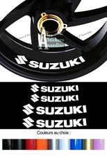 4 X STICKER LISERET JANTE LOGO SUZUKI GSX R 600 750 1000 MOTO STICKERS SU001