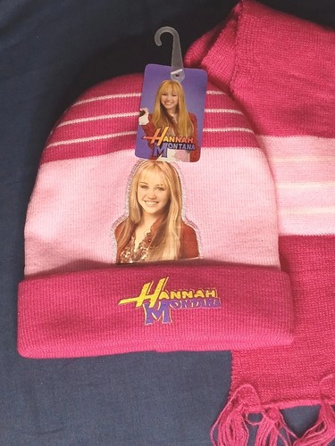 Hanna montana beanie hat scarf - beanie,