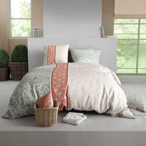 Parure lit 220x240 coton - parure,