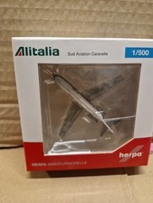 Avion Caravelle Sud Aviation Alitlia Herpa 1/500