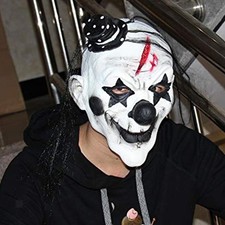 Masque de clown effrayant en