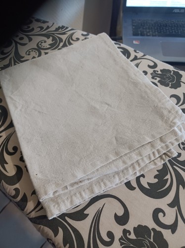Ancien grand torchon en - ,