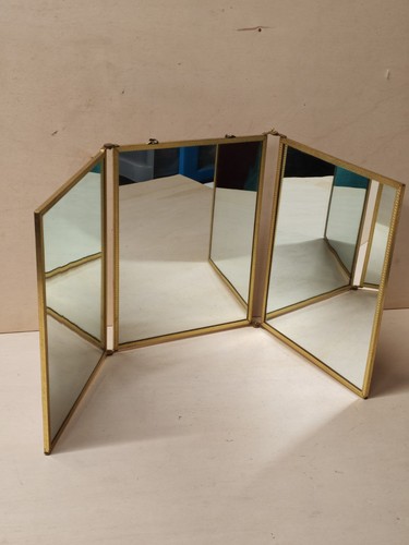 Ancien miroir triptyque - ancien,