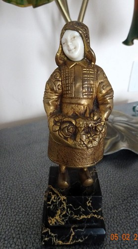 Petite sculpture bronze - sculpture, en