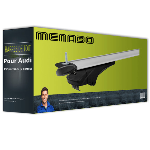 Barres toit aluminium pour - de,