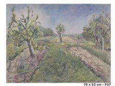 Tableau Paysage de Campagne En