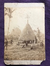Photo de kanak en Nouvelles-Calédonie datant du 19eme sièlce - rare