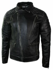 Blouson motard vintage homme
