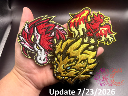 Beyblade iron patches - iron,