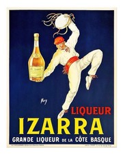 Vintage Liqueur Izarra Art