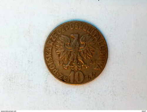 Monnaie pologne 10 - monnaie,,