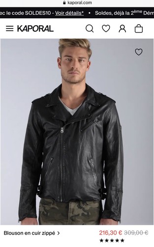 Veste blouson cuir perfecto - blouson,