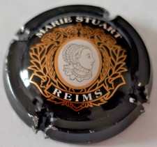 Capsule de champagne  Marie-Stuart Noir or et blanc N°10