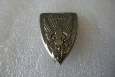insigne légion 1° BEP bataillon Etranger parachutiste métal chromé 38 mm artisan