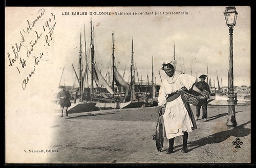 Cpa les sables - cpa,