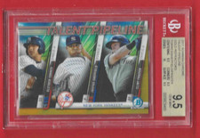 Baseball Topps Bowman 2017 Talent Pipeline Gold Refractor 47/50 Beckett 9.5