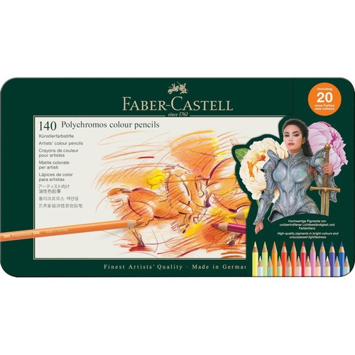 Coffret métal 140 crayons - , de