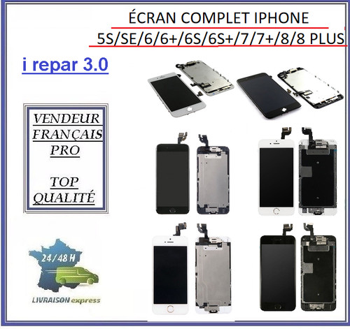 Ecran pré monté lcd vitre - ecran, lcd+vitre
