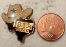 PIN PIN'S TEXAS STATE USA 101% TEXAN CHAPEAU HAT COW BOY PORT A PRIX COÛTANT
