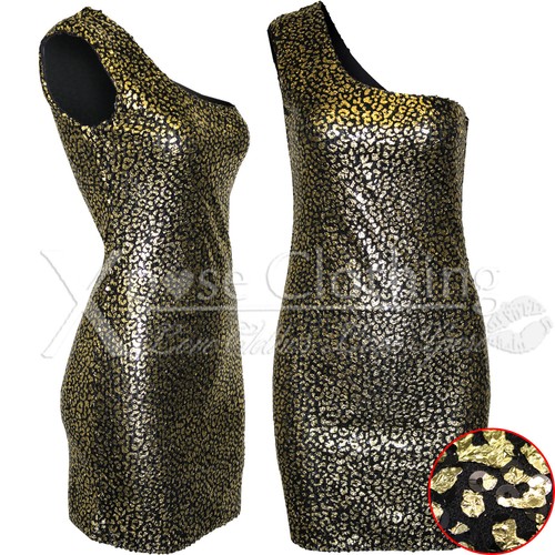 Robe femme paillettes feuille - robe,