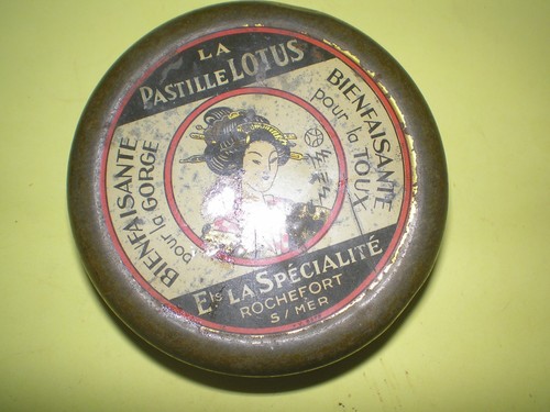 Boîte ronde publicitaire - , en