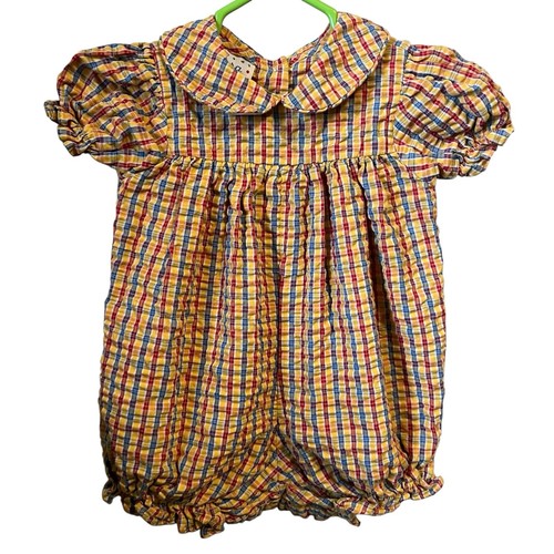 Vintage girls bubble romper - girls,