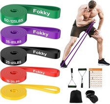 Fokky Élastiques de Musculation – Lot de 5 Bandes de Résistance – Différents