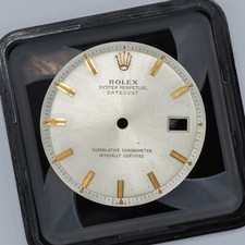 Rolex 1601/8 Datejust Superb Rare Silver Large Index Dial Vintage 