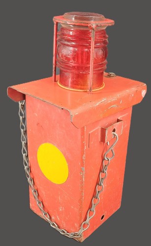 Ancienne lampe chantier - ancienne, de
