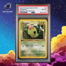 Carte Pokémon Chenipan 53/75 PSA 8 Edition 1 Neo Discovery Français