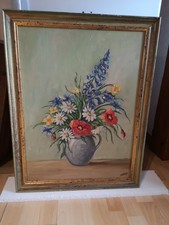 tableau fleurs huile(Christian Ziebold) 