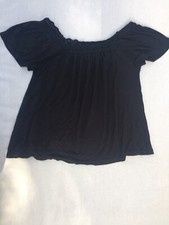 FLOWERS BY ZOE Girls Black S/S