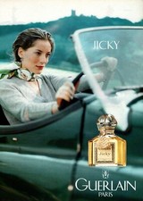 Publicité papier Parfum. Perfume ad.  GUERLAIN Jicky 1995