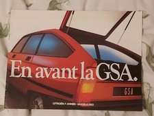 prospectus publicitaire catalogue publicitaire publicité CITROEN GSA X3 PALLAS