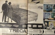 PUBLICITÉ 1964 TRÉCA CAD MATELAS SOMMIERS - ADVERTISING