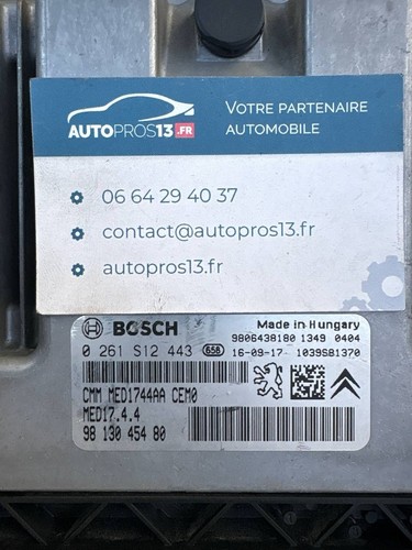 Calculateur moteur citroen - calculateur,