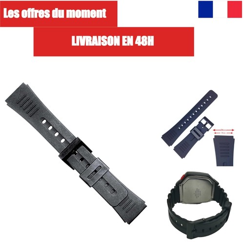 Bracelet diloy 22mm pour casio - bracelet,