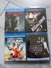 LOT 4 BLU RAY DENZEL WASHINGTON