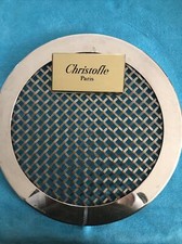 Dessous de plat- Centre De Table -Christofle VANNERIE D.25 Cm -Très Bon État