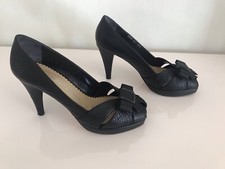 Escarpins  femme Cuir Noir