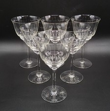 Service de six verres à eau en cristal taillé Villeroy & Boch Design XXème