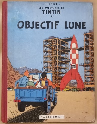 Tintin objectif lune - tintin, /