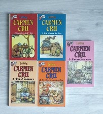 Carmen Cru 5 premiers tomes, Lelong, J'ai Lu BD, très bon état