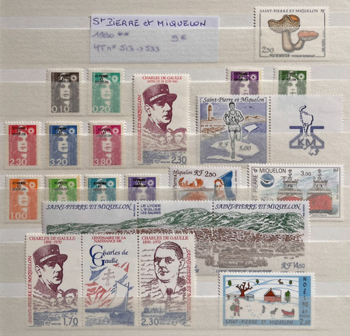 Timbres saint pierre - timbres,