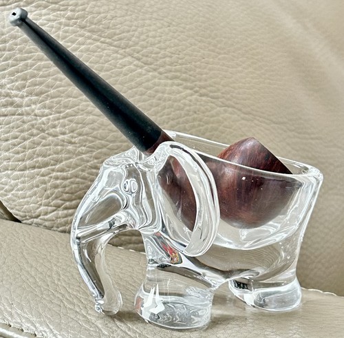 Porte pipe éléphant verre - porte, en