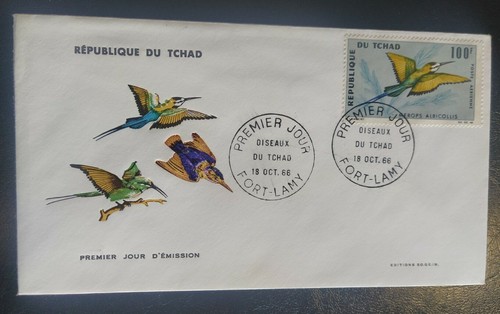 Enveloppe 1er jour tchad - jour, n°31